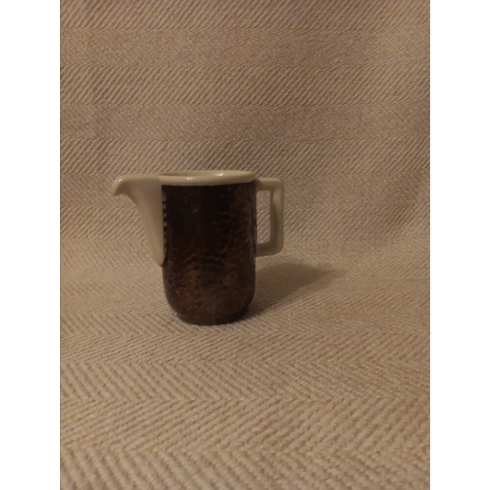 WMF Wurttemburgischen Metallwaren Fabrik Ceramic Dipped Silver Creamer 0.25L